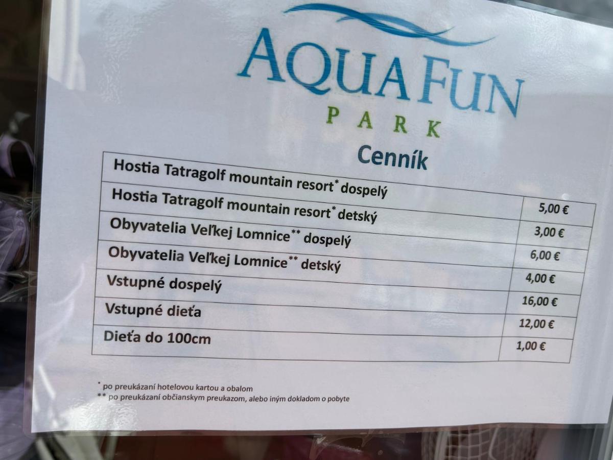Apartliv Wielka Łomnica Zewnętrze zdjęcie